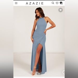 Azazie Dusty Blue Bridesmaid Dress